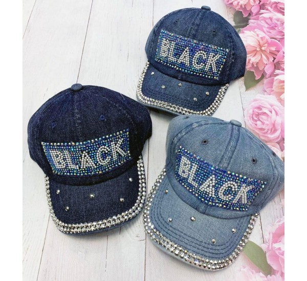 Кепка дитяча 5 шт (54 р) джинс ML903_240498