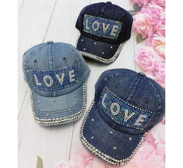 Кепка дитяча 5 шт (54 р) джинс ML903_240499