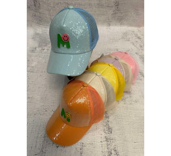 Кепка детская 5 шт (54-55 р) полиэстер ML903_250413