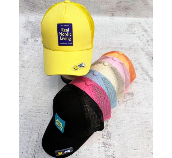 Кепка детская 5 шт (54-55 р) коттон ML903_250423