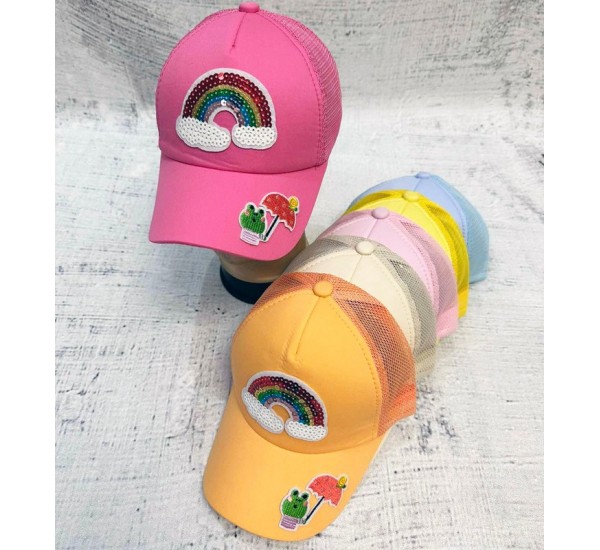 Кепка дитяча 5 шт (52-54 р) коттон ML903_250409