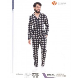 Піжама чоловіча, бавовна 5 шт (48-56 р) MuK_7122c