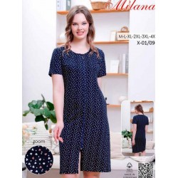 Халат жіночий, бавовна 6 шт (46-56 р) MuK_041109