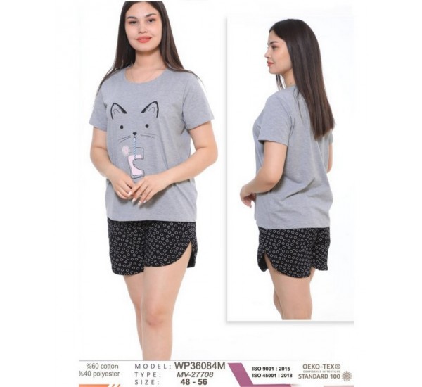 Піжама жіноча, бавовна 5 шт (48-56 р) MuK_27708