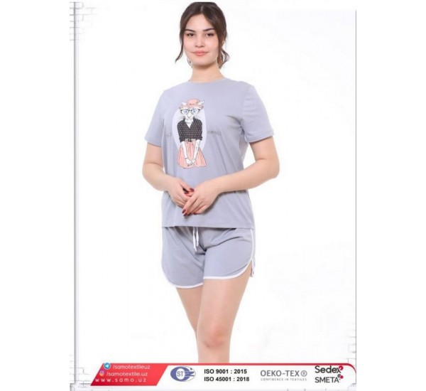 Піжама жіноча, бавовна 5 шт (48-56 р) MuK_041123