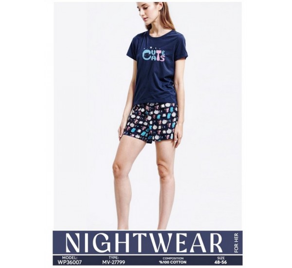 Піжама жіноча, бавовна 5 шт (48-56 р) MuK_27799