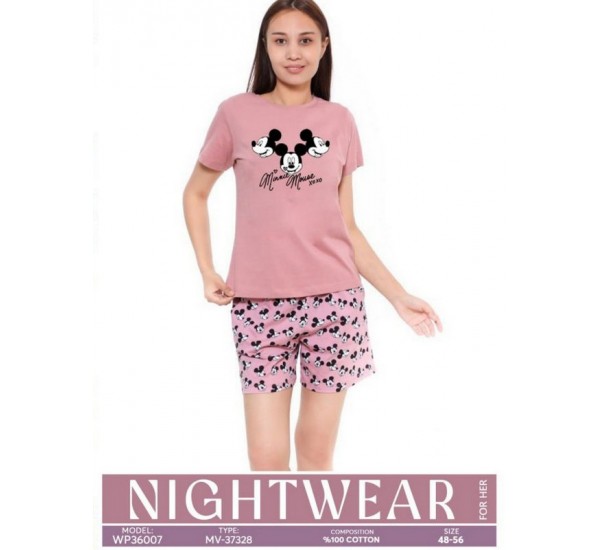 Піжама жіноча, бавовна 5 шт (48-56 р) MuK_37328