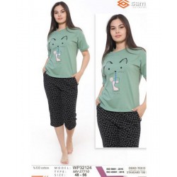 Піжама жіноча, бавовна 5 шт (48-56 р) MuK_27710