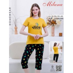 Піжама жіноча, бавовна 6 шт (M-4XL) MuK_135/209