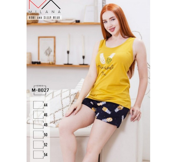Піжама жіноча, бавовна 6 шт (44-54 р) MuK_8027