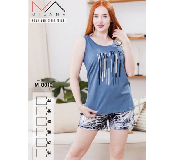 Піжама жіноча, бавовна 6 шт (44-54 р) MuK_8016