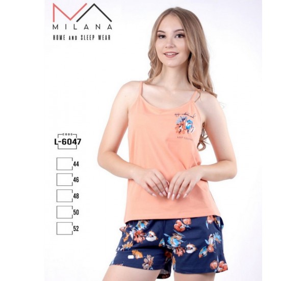 Пижама женская, хлопок 5 шт (44-52 р) MuK_6047