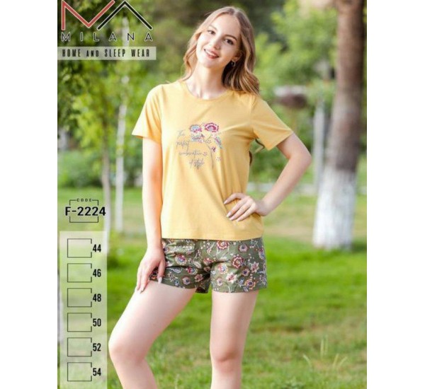 Піжама жіноча, бавовна 6 шт (44-54 р) MuK_2224