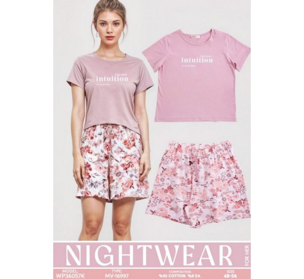 Піжама жіноча, бавовна 5 шт (48-56 р) MuK_16967