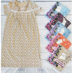 Нічна сорочка жіноча, бавовна 5 шт (48-56 р) MuK_2148D