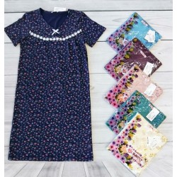 Ночная рубашка женская, хлопок 5 шт (48-56 р) MuK_2102D