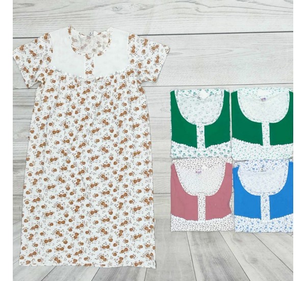 Нічна сорочка жіноча, бавовна 5 шт (48-56 р) MuK_315