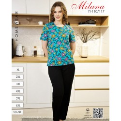 Піжама жіноча, бавовна 6 шт (50-60 р) MuK_110/117