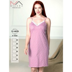 Нічна сорочка жіноча, бавовна 6 шт (44-54 р) MuK_V-1542