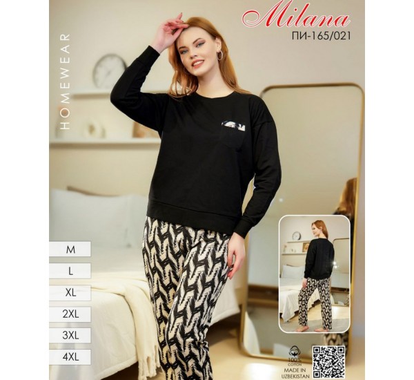 Піжама жіноча, начіс 6 шт (46-56 р) MuK_165/021