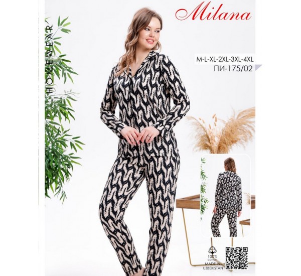 Піжама жіноча, начіс 6 шт (46-56 р) MuK_175/02