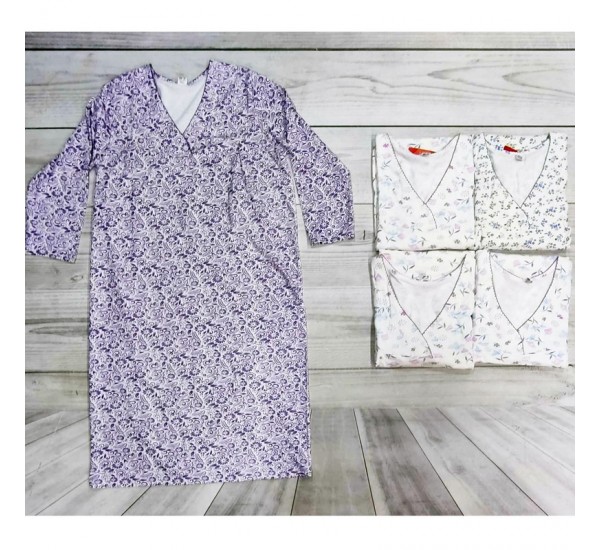 Нічна сорочка жіноча, начіс 5 шт (58-66 р) MuK_340