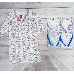 Нічна сорочка жіноча, начіс 5 шт (58-66 р) MuK_343