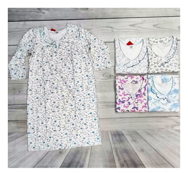 Нічна сорочка жіноча, начіс 5 шт (58-66 р) MuK_320