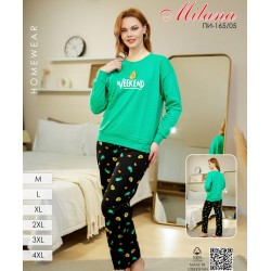 Піжама жіноча, начіс 6 шт (46-56 р) MuK_165/05