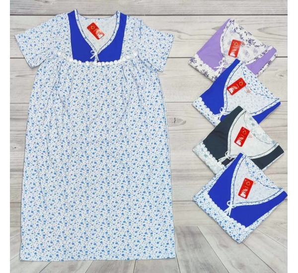 Нічна сорочка жіноча, бавовна 5 шт (58-66 р) MuK_306