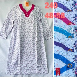 Нічна сорочка жіноча, байка 5 шт (48-58 р) MuK_240