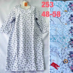 Нічна сорочка жіноча, байка 5 шт (48-58 р) MuK_253