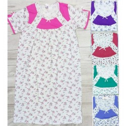 Нічна сорочка жіноча, коттон 5 шт (48-58 р) MuK_1018