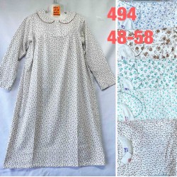 Нічна сорочка жіноча, байка 5 шт (48-58 р) MuK_494