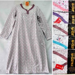 Нічна сорочка жіноча, байка 5 шт (48-58 р) MuK_484