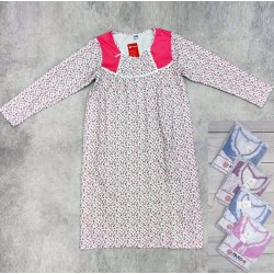 Нічна сорочка жіноча, байка 5 шт (48-58 р) MuK_483