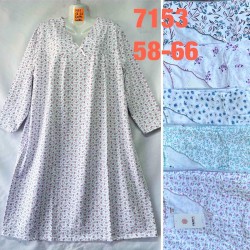 Нічна сорочка жіноча, байка 5 шт (58-68 р) MuK_7153