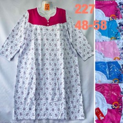 Нічна сорочка жіноча, байка 5 шт (48-58 р) MuK_227