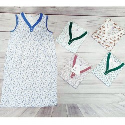 Нічна сорочка жіноча, бавовна 5 шт (48-56 р) MuK_5763