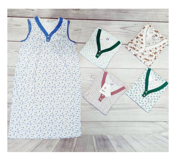 Нічна сорочка жіноча, бавовна 5 шт (48-56 р) MuK_5763