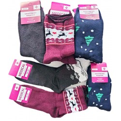 Шкарпетки жіночі, медичні 12 шт (37-42 р) махра NvS_904