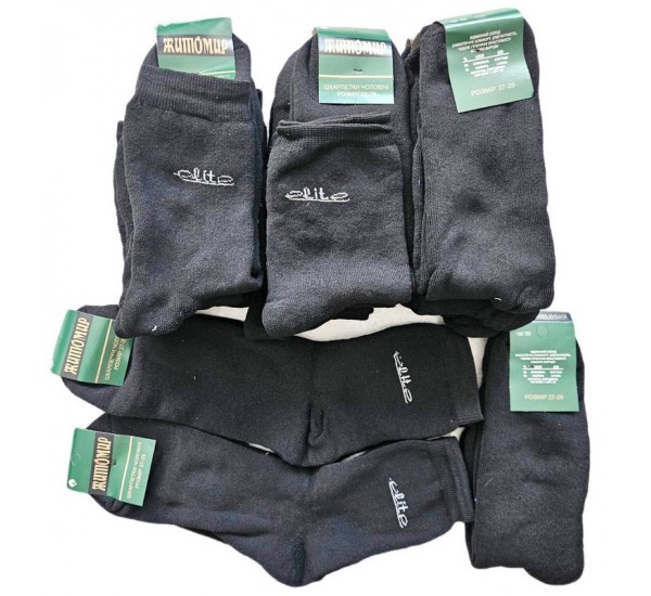 Шкарпетки чоловічі, "Житомир" 12 шт (42-46 р) махра/коттон NvS_905