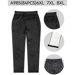 Штани жіночі 6 шт (6-8XL) мікровельвет/фліс PaH_A985