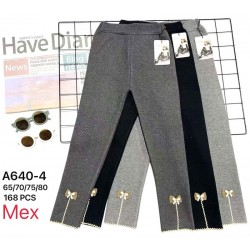 Лосини для дівчаток 12 шт (65-80 см) хутро PaH_A640-4