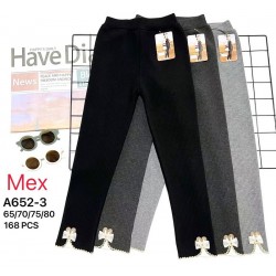 Лосини для дівчаток 12 шт (65-80 см) хутро PaH_A652-3