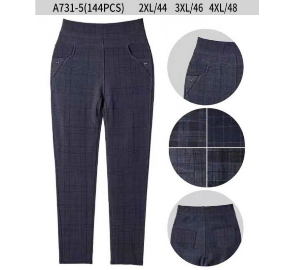 Штани жіночі 12 шт (2-4XL) трикотаж PaH_A731-5