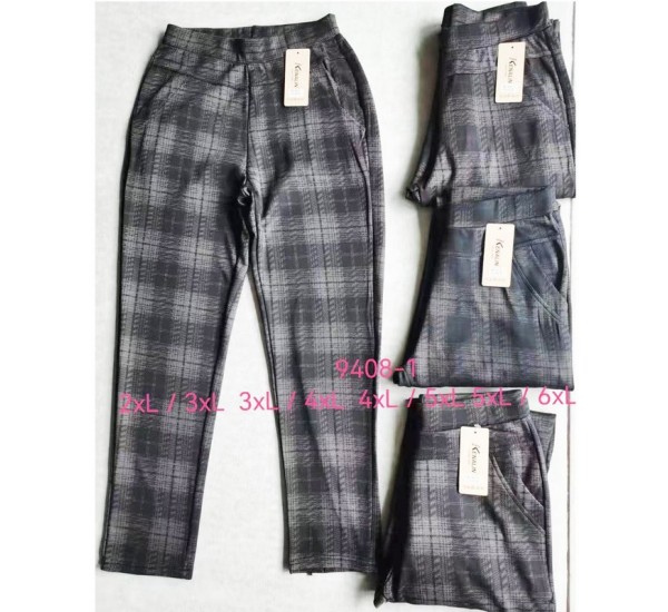 Штани жіночі 12 шт (2-6XL) трикотаж PaH_9408-1