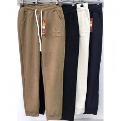 Спорт штани жіночі 5 шт (1-5XL) хутро/рубчик PaH_2033