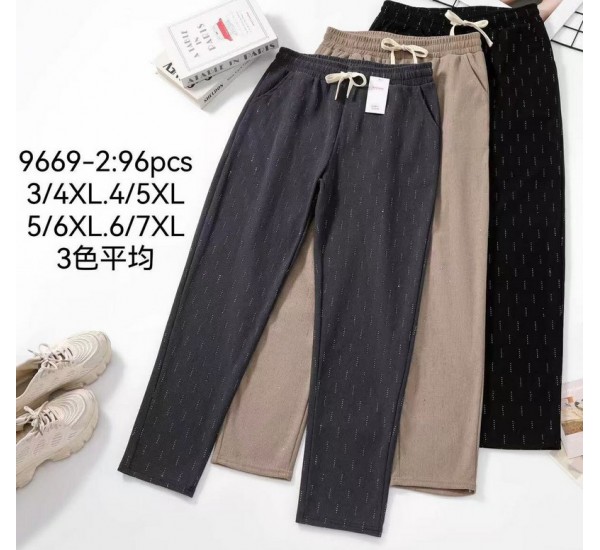 Штани жіночі 6 шт (3-7XL) коттон PaH_9669-2