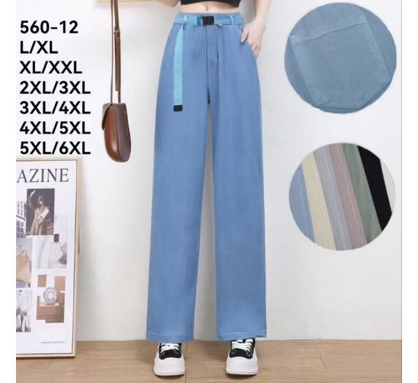 Штани жіночі 6 шт (L-6XL) коттон PaH_560-12